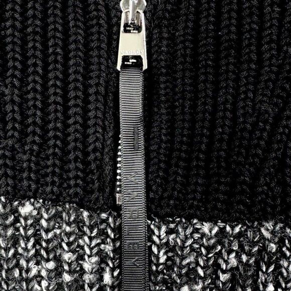 Varley Willard Half Zip Knit Colorblock Pullover Black - Picture 6 of 10